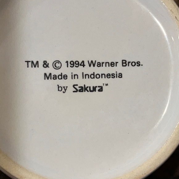 Vintage Daffy Duck Warner Brothers Looney Tunes 1994 Coffee Tea Mug Cup - Picture 5 of 6